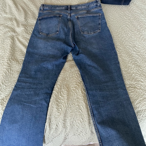 ZARA Size 10 Ankle Length High Rise Mom Jeans - Picture 3 of 4